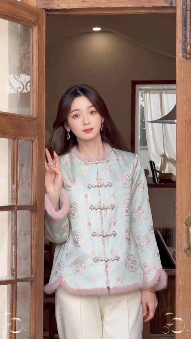 【如意团花】国风新中式国风上衣YSW5154-1