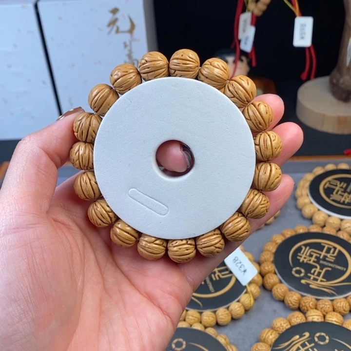 桃核手串饕餮14 （尺寸误差0.5之间）