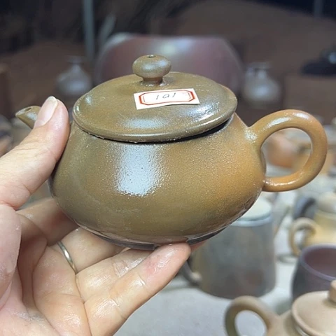 戬谷龙窑柴烧茶壶101