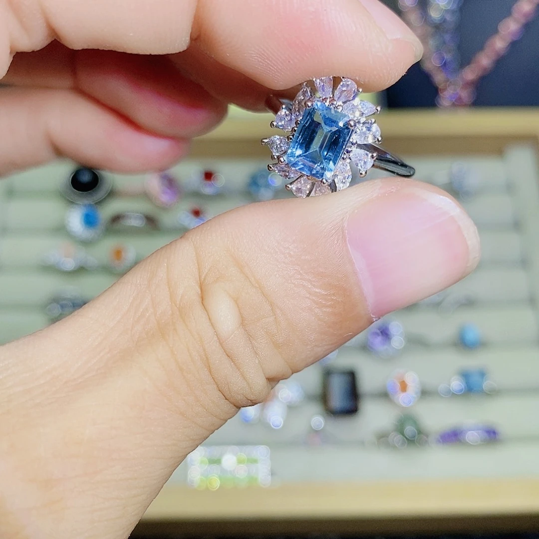 托帕石戒指未镶嵌