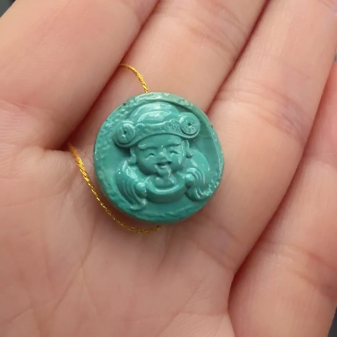 绿松石未镶嵌颈饰