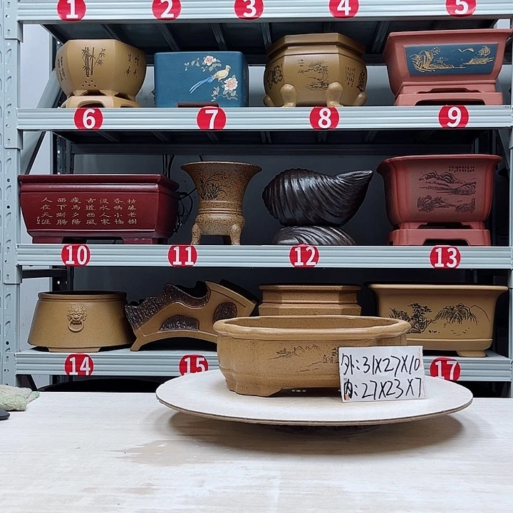 紫砂花盆紫砂花盆