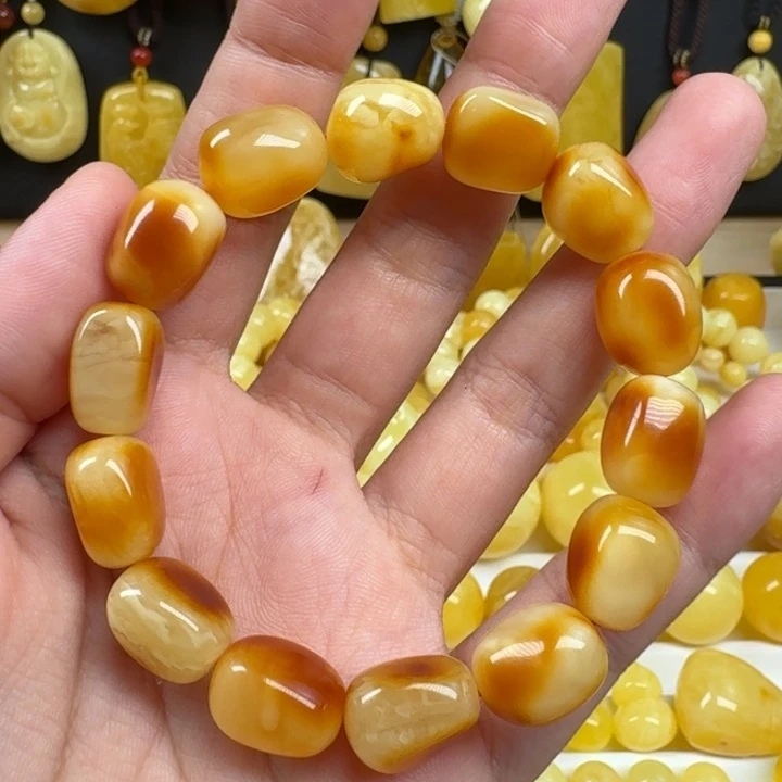蜜蜡未镶嵌珠宝奇石