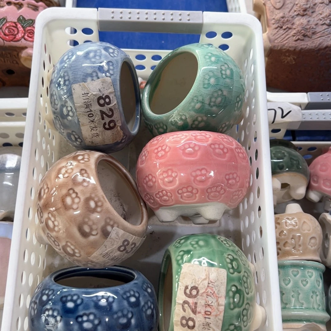 陶瓷多肉小花盆.@@826