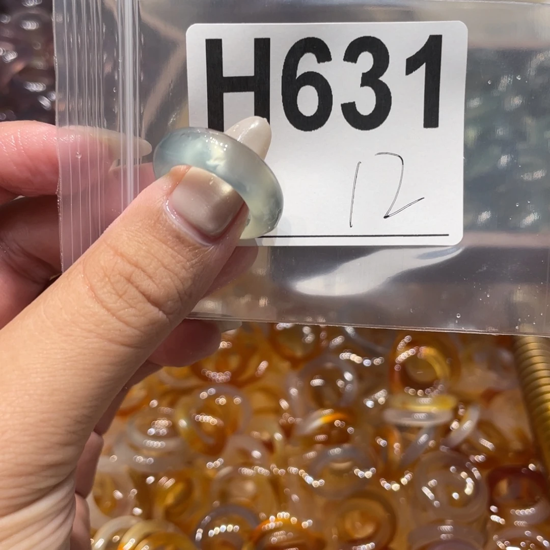 玛瑙/玉髓未镶嵌戒指631
