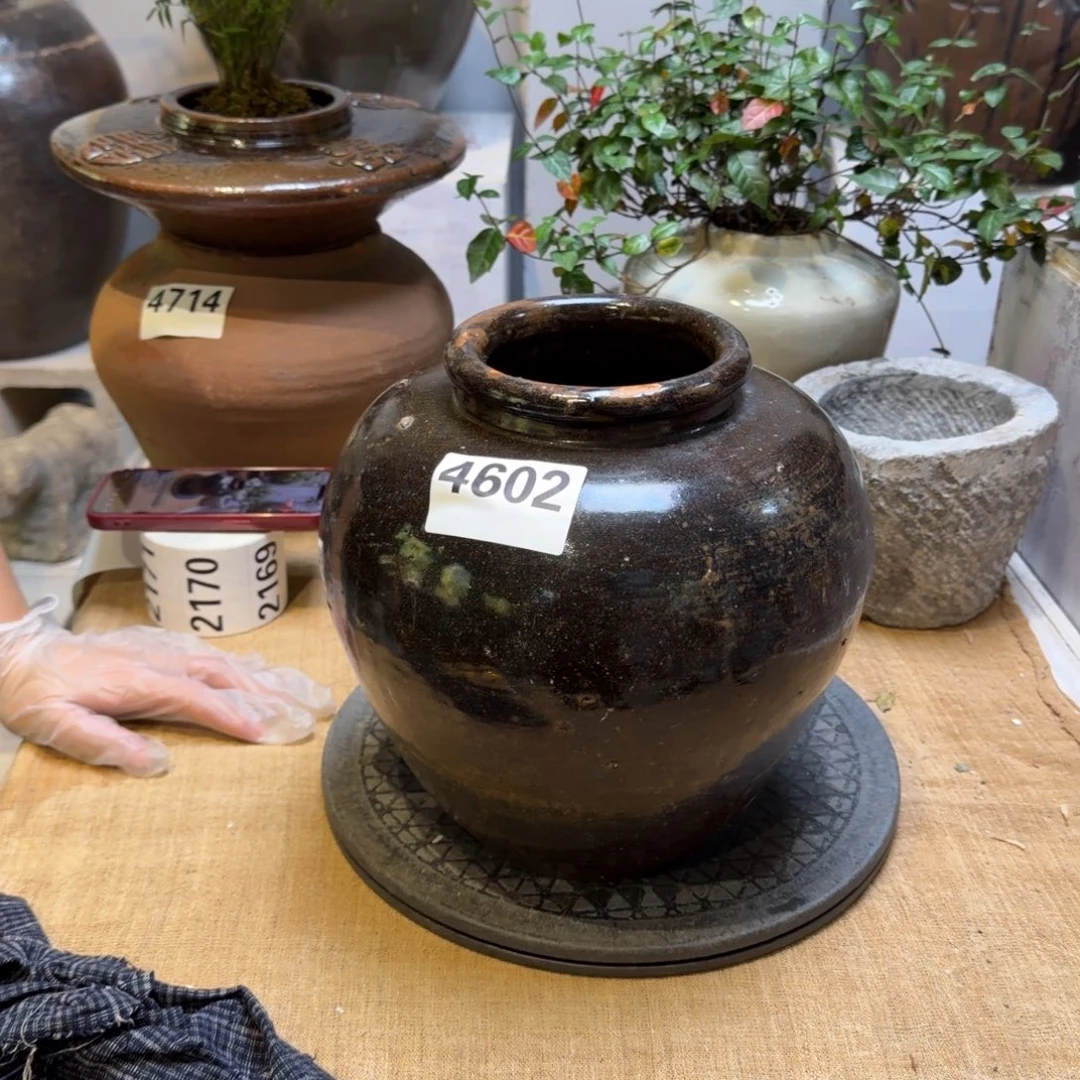 瑾***玖罐静界茶空间老物件4602