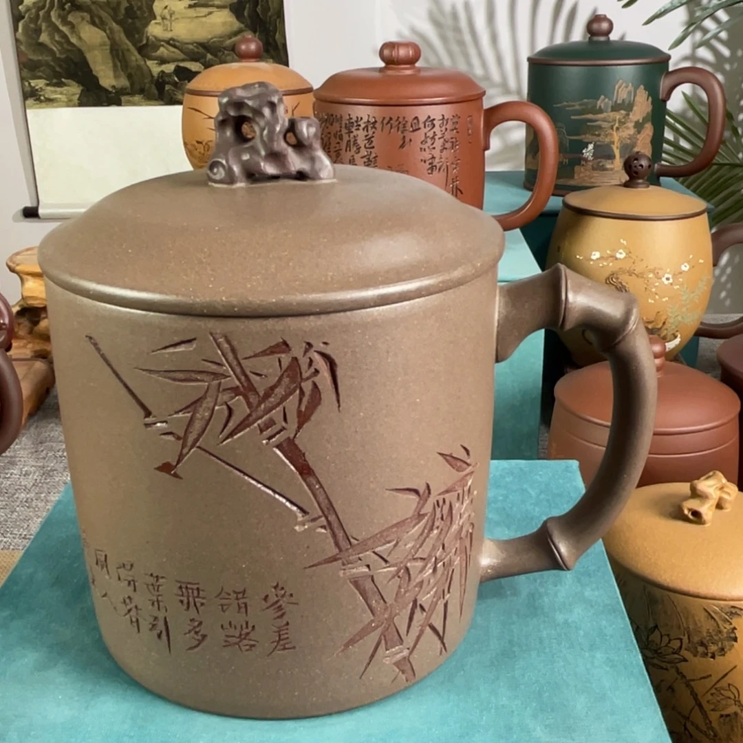 紫砂茶杯紫砂盖杯