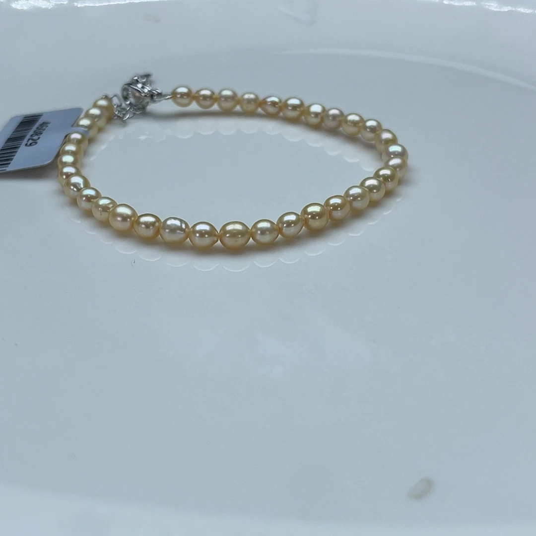 淡水珍珠手绳合金