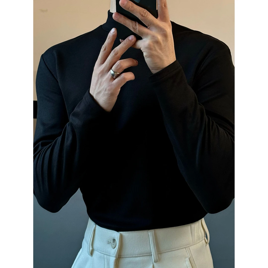 AIX KOM｜｜2025冬季正肩醋酸羊毛保暖打底内搭