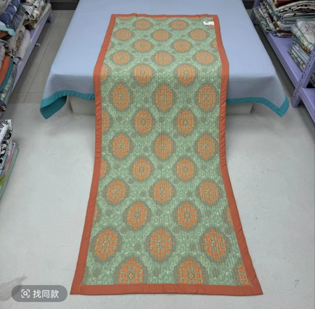 福满堂120*220cm床盖加厚四季沙发垫学生宿舍床垫飘窗垫