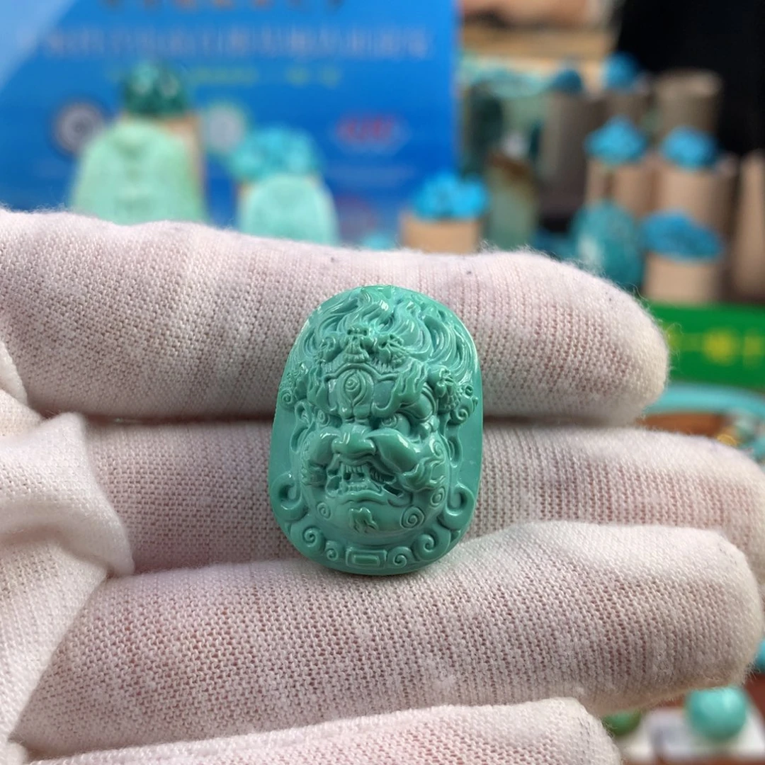绿松石未镶嵌珠宝奇石19mm