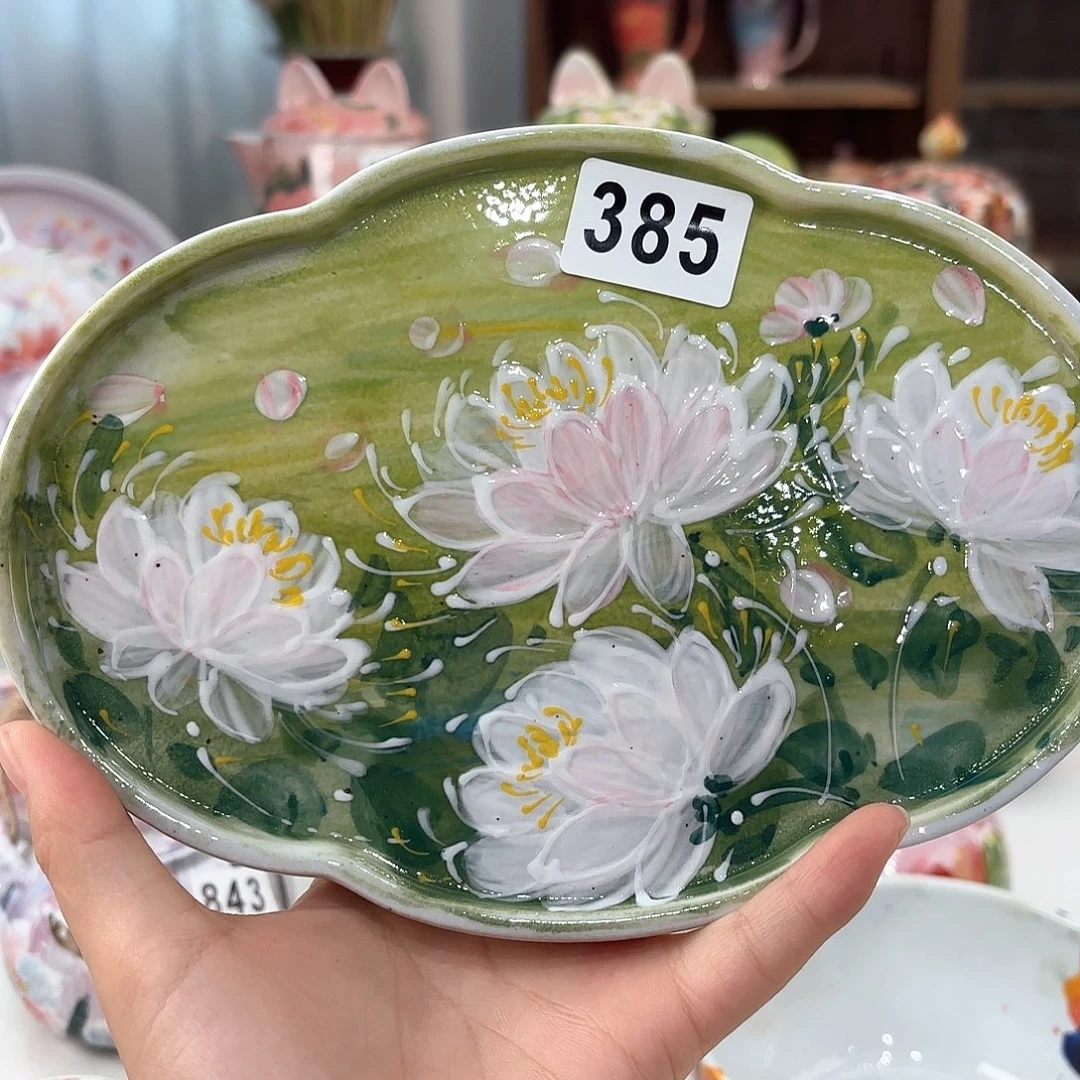 景德镇手绘高温釉下彩陶瓷茶具