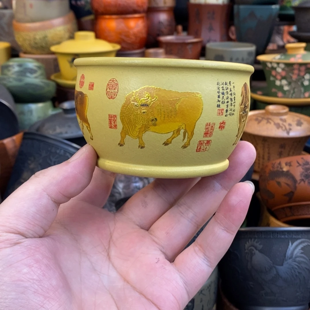 紫砂公道杯宜兴全手工紫砂杯