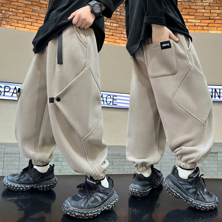 男童2025新款中大童儿童休闲裤舒适裤子春秋男孩宽松个性秋款潮酷