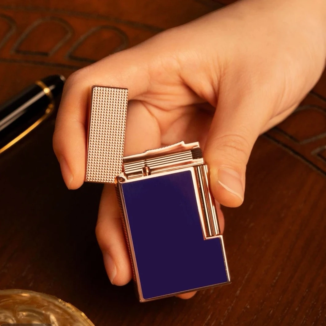 轻奢高档精致商务朗声充气黄铜打火机声音清脆适合送礼充气打火机