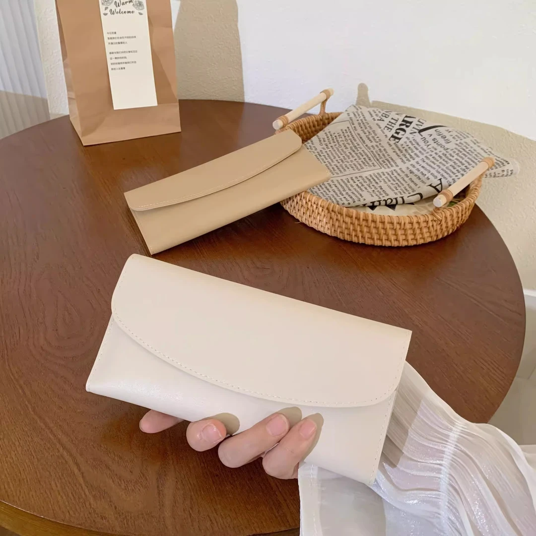 钱包女长款新款手拿包大容量多卡位时尚百搭简约学生薄款皮夹女款