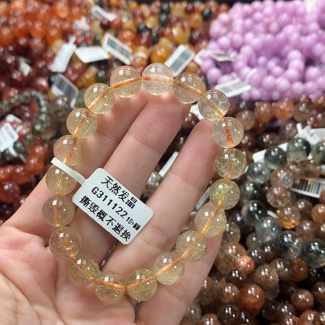 水晶手链未镶嵌，