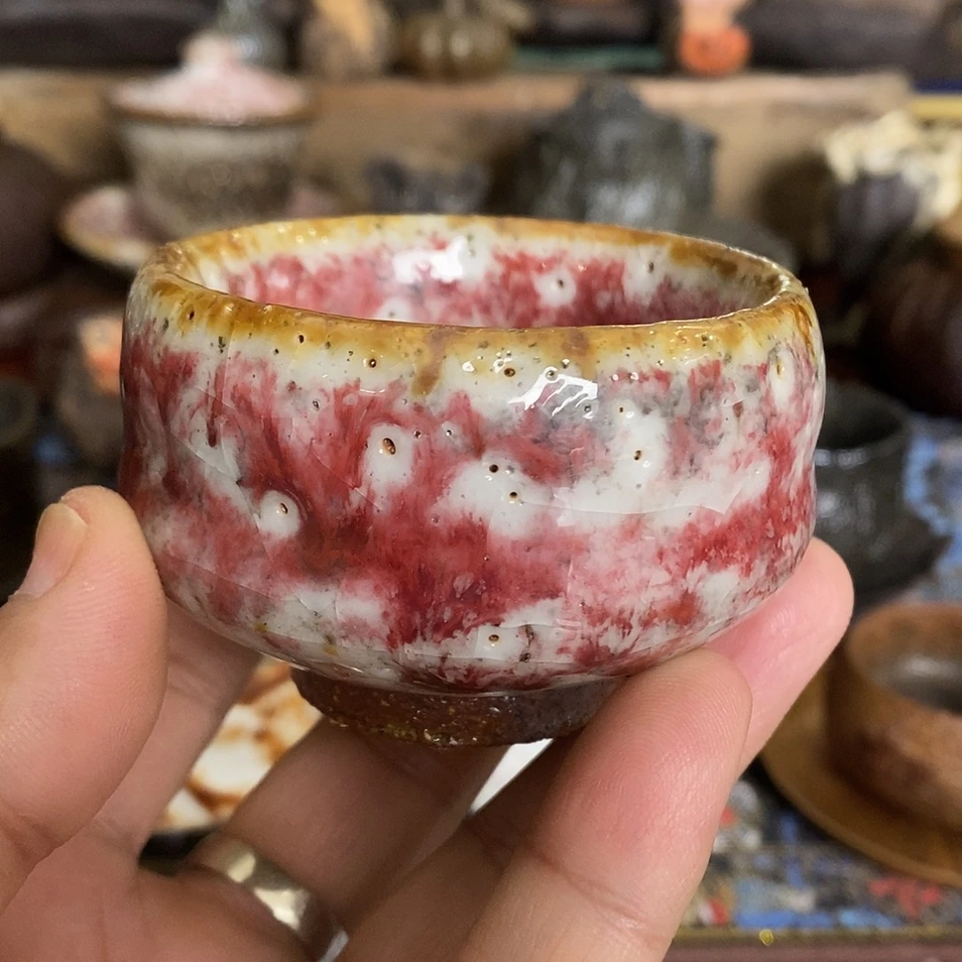 手工制作柴烧虫洞志野主人杯