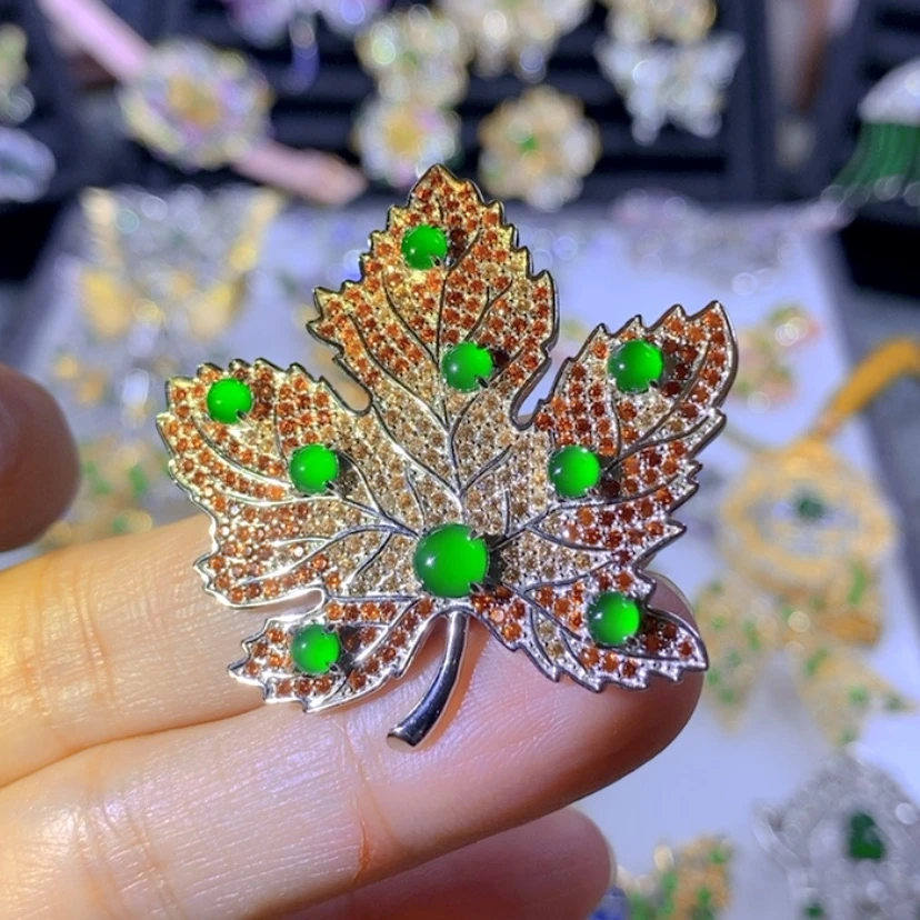 【闪购商品】银S925镶嵌把件翡翠