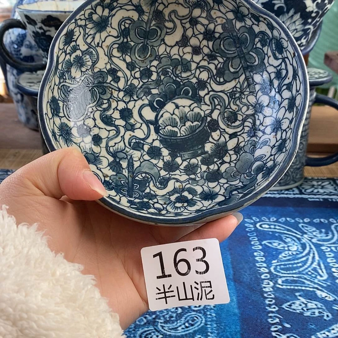 陶手工手绘青花高温陶瓷