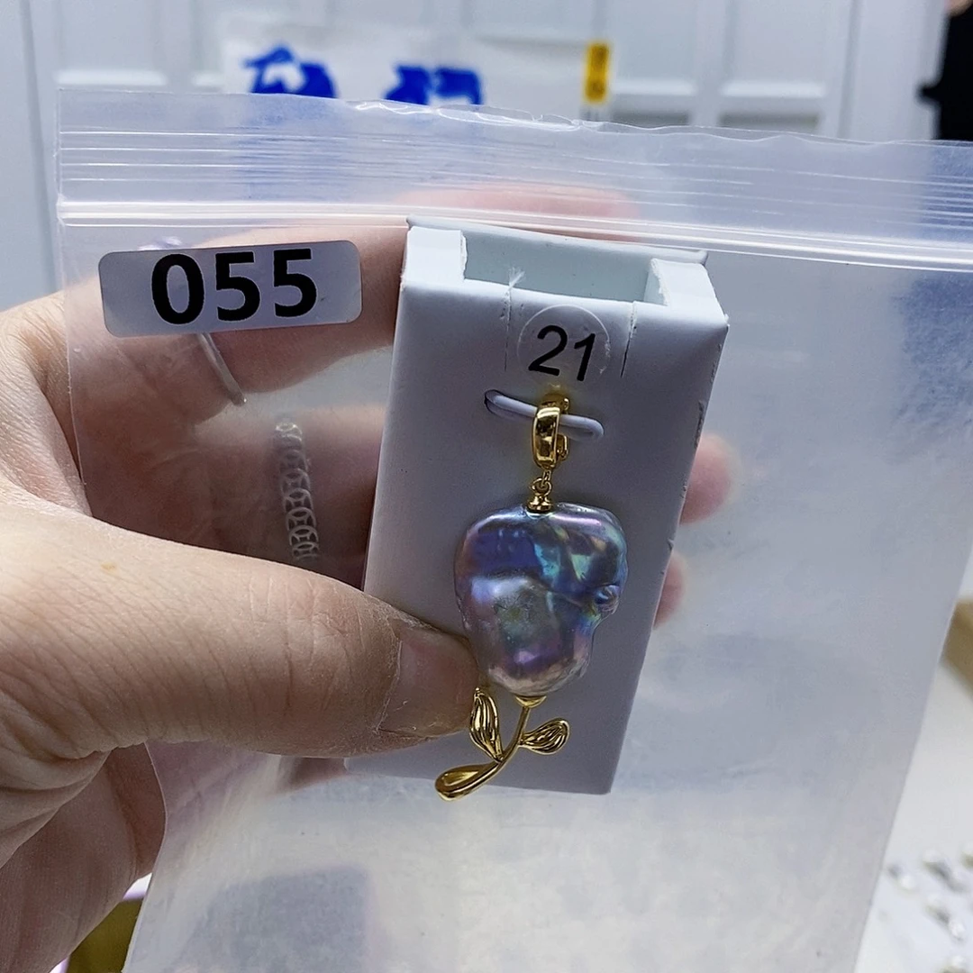 颈饰合金淡水珍珠