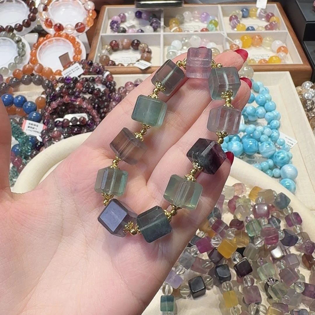 水晶手链未镶嵌萤石