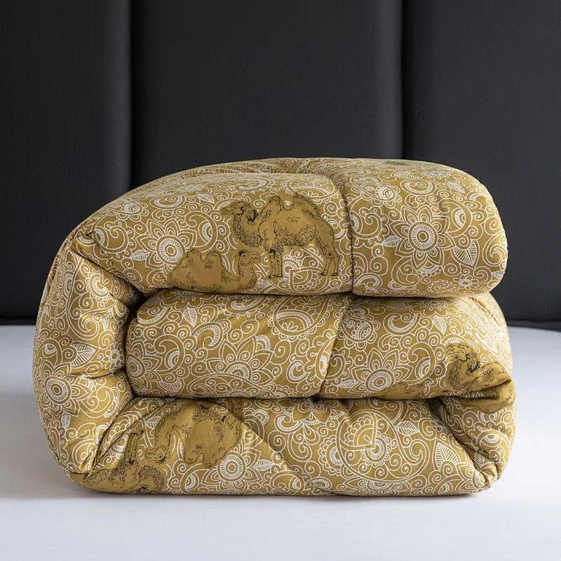 特价加厚驼毛被子冬被芯保暖驼绒被双人棉被学生宿舍单人春秋被子