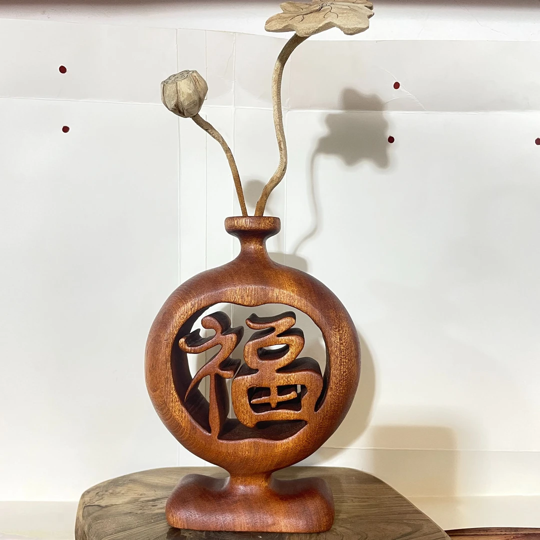 手工雕刻木雕摆件