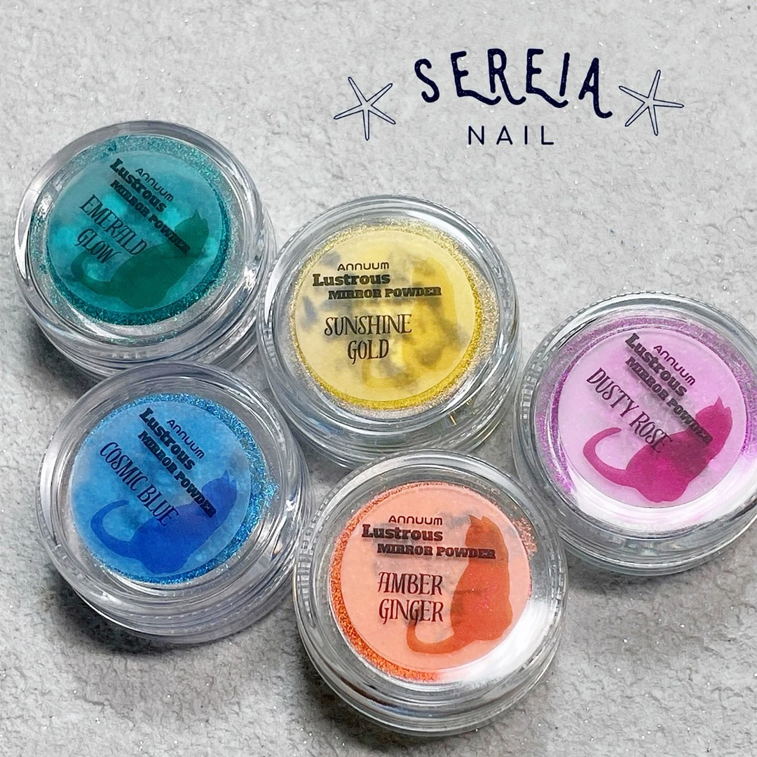 日本安纽进口2025年新Lustrous mirror powder镜面流光魔镜粉ins