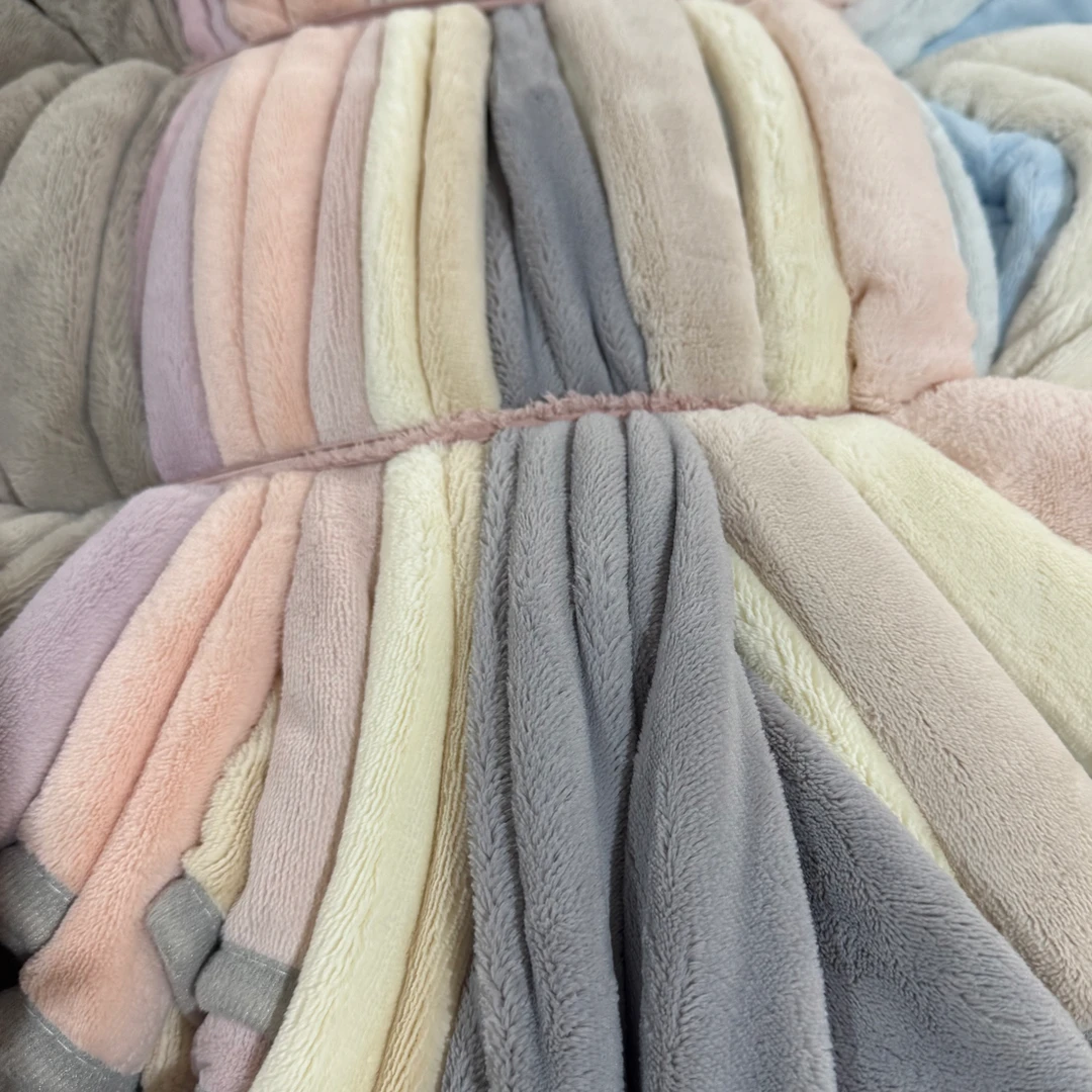 小华 外贸加厚牛奶绒枕套 约48×74 不挑色发1对