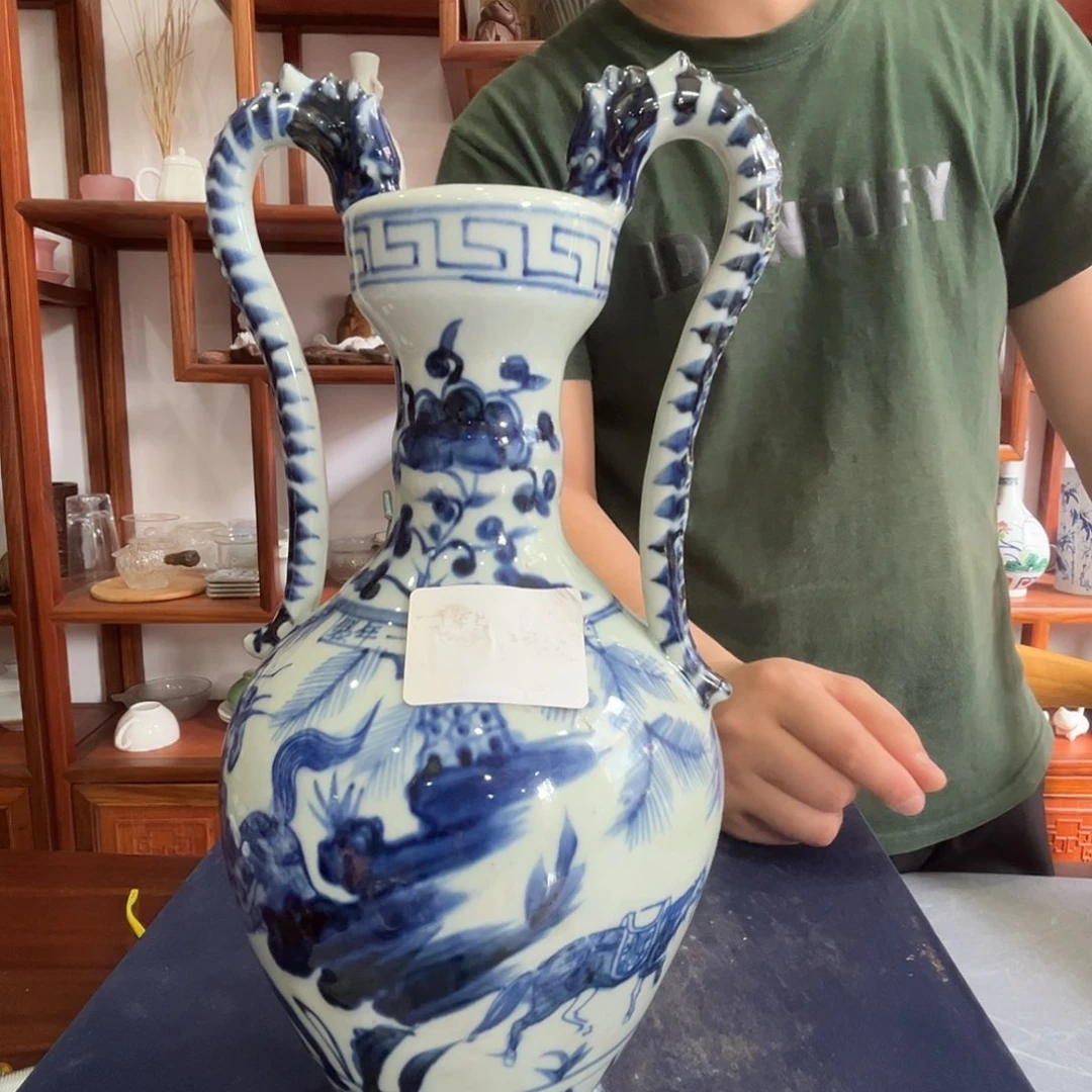 摆件青花瓷器摆件