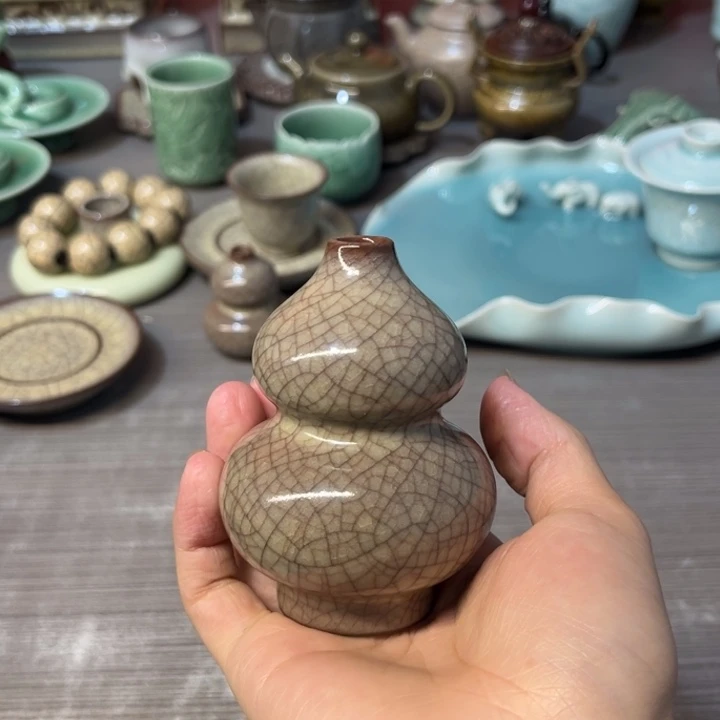 蒋加宝 传世哥窑 小葫芦