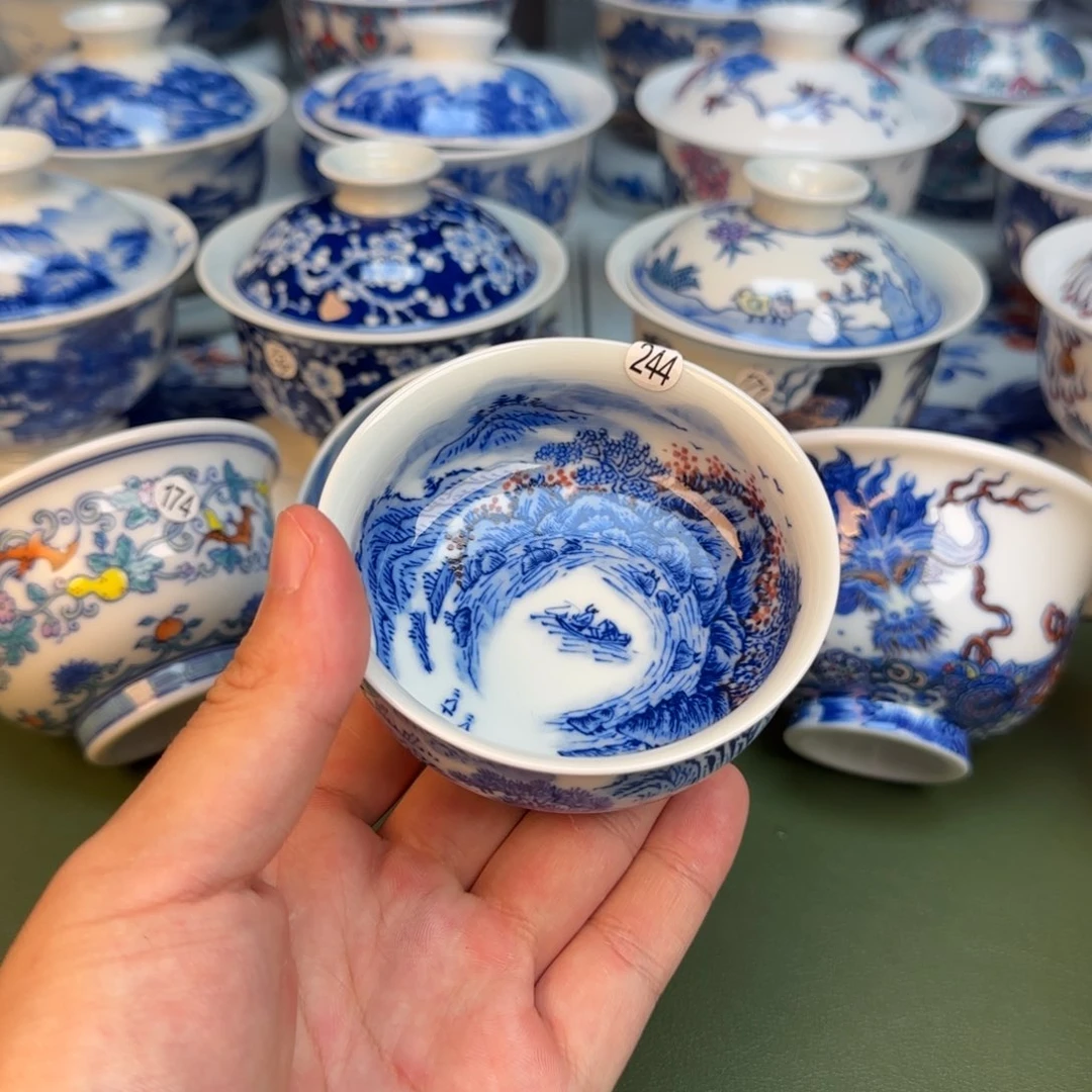 彦祖纯手工手绘茶具244