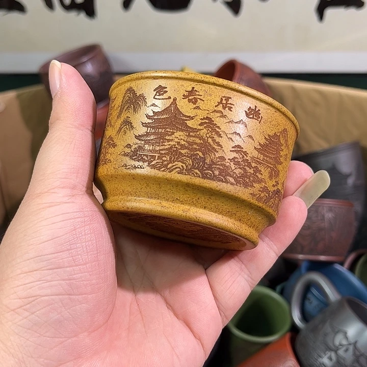 茶杯紫砂全手工紫砂主人杯
