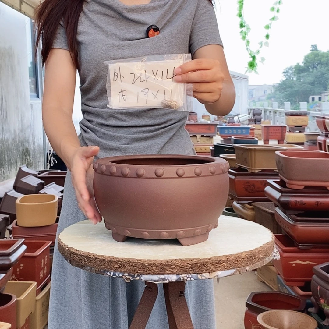 紫砂花盆紫砂花盆