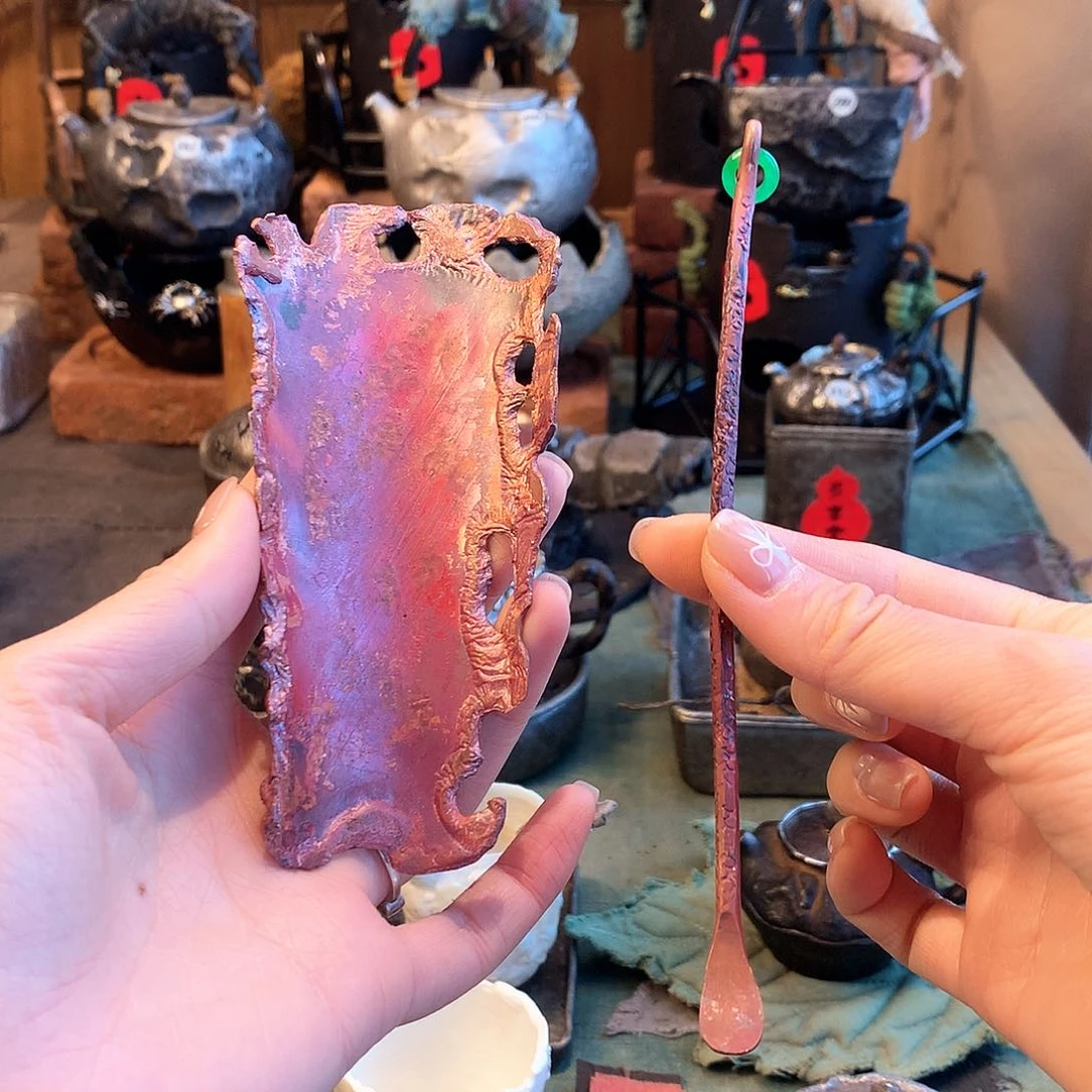 特价福利 手工紫铜一套