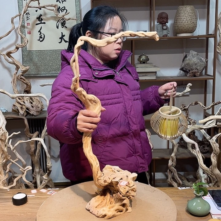 小***风木杜鹃根根艺摆件
