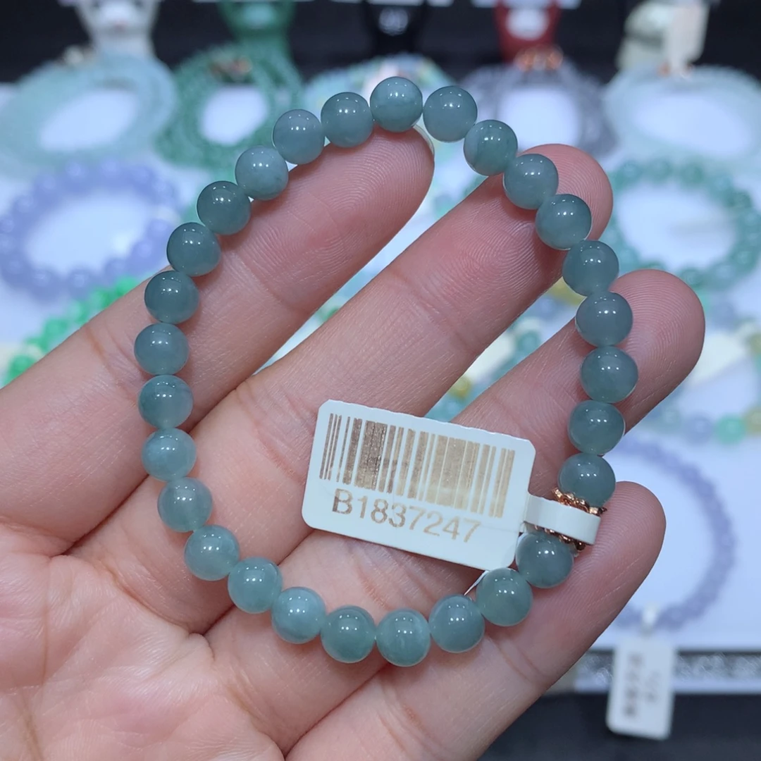 翡翠未镶嵌手串天然