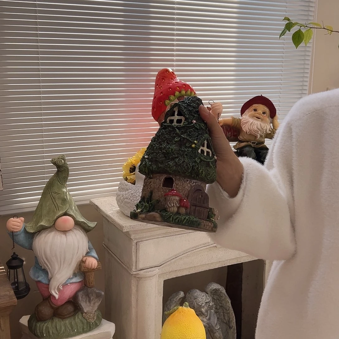 花园摆件红红火火