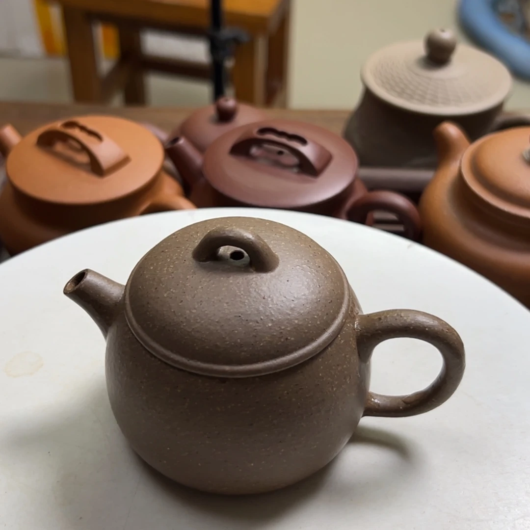 茶壶紫砂五彩段泥小土豆160