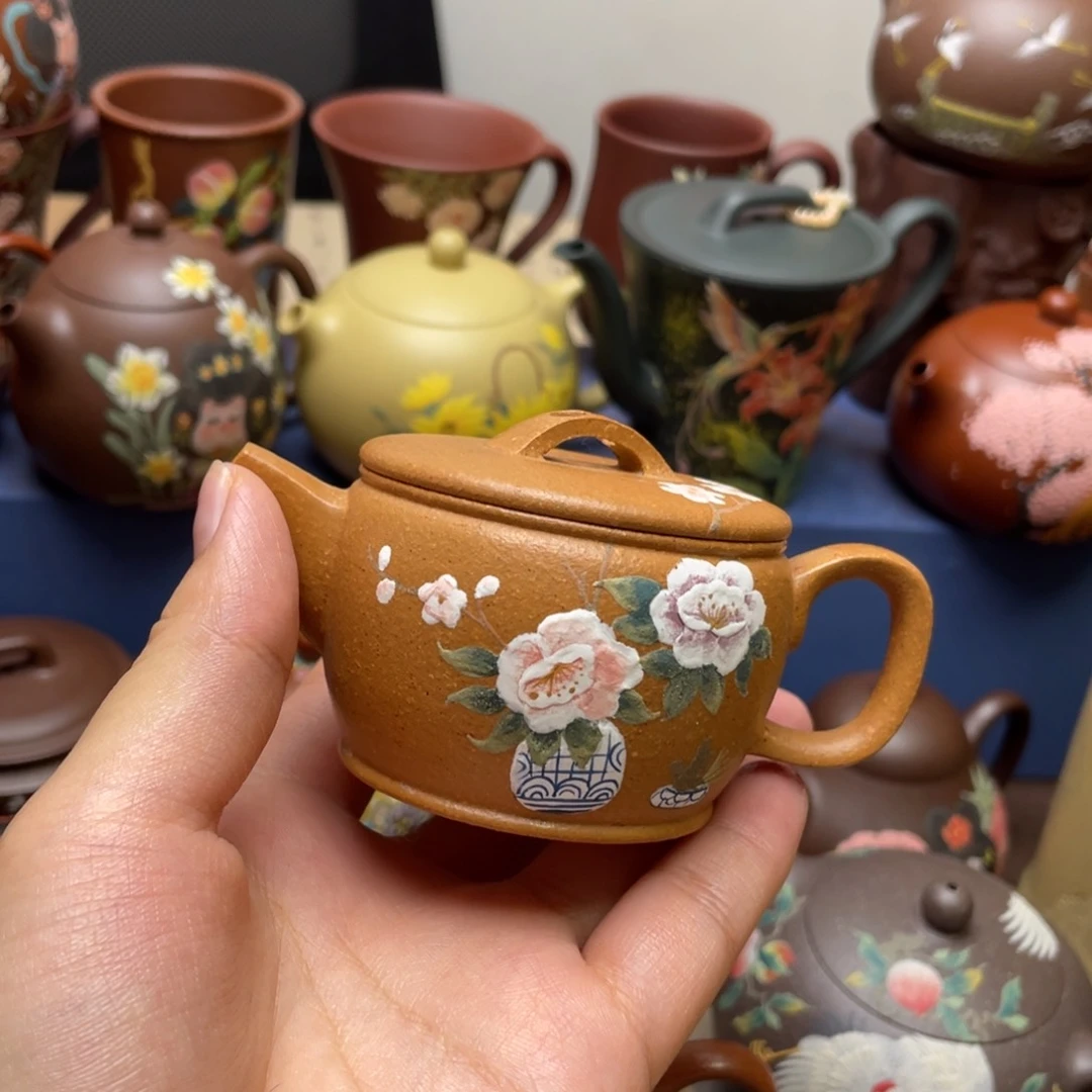 映***）茶杯紫泥紫砂主人杯100cc