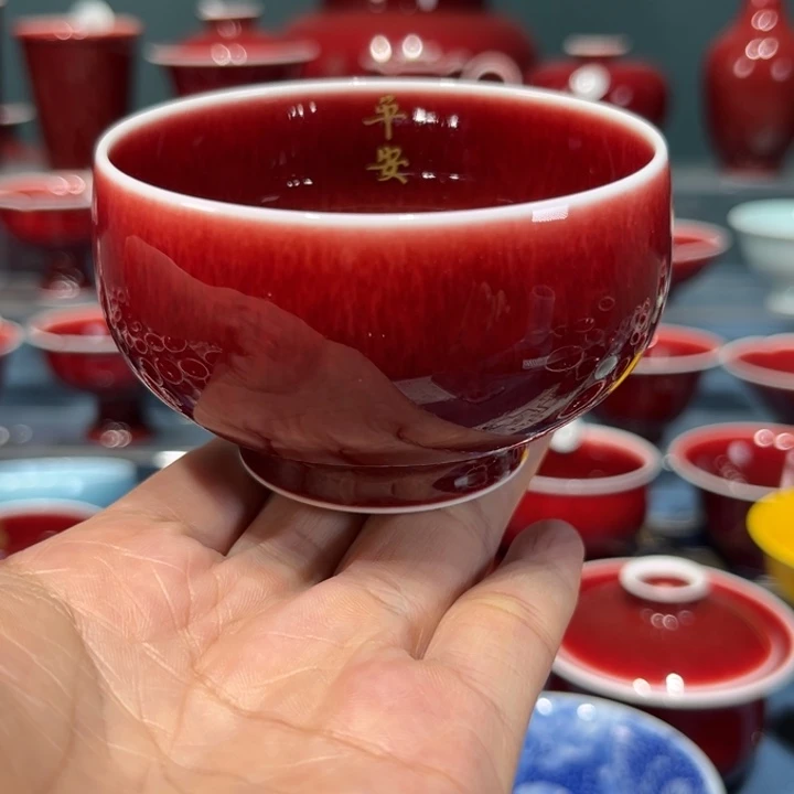 景德镇浅行窑禅定杯