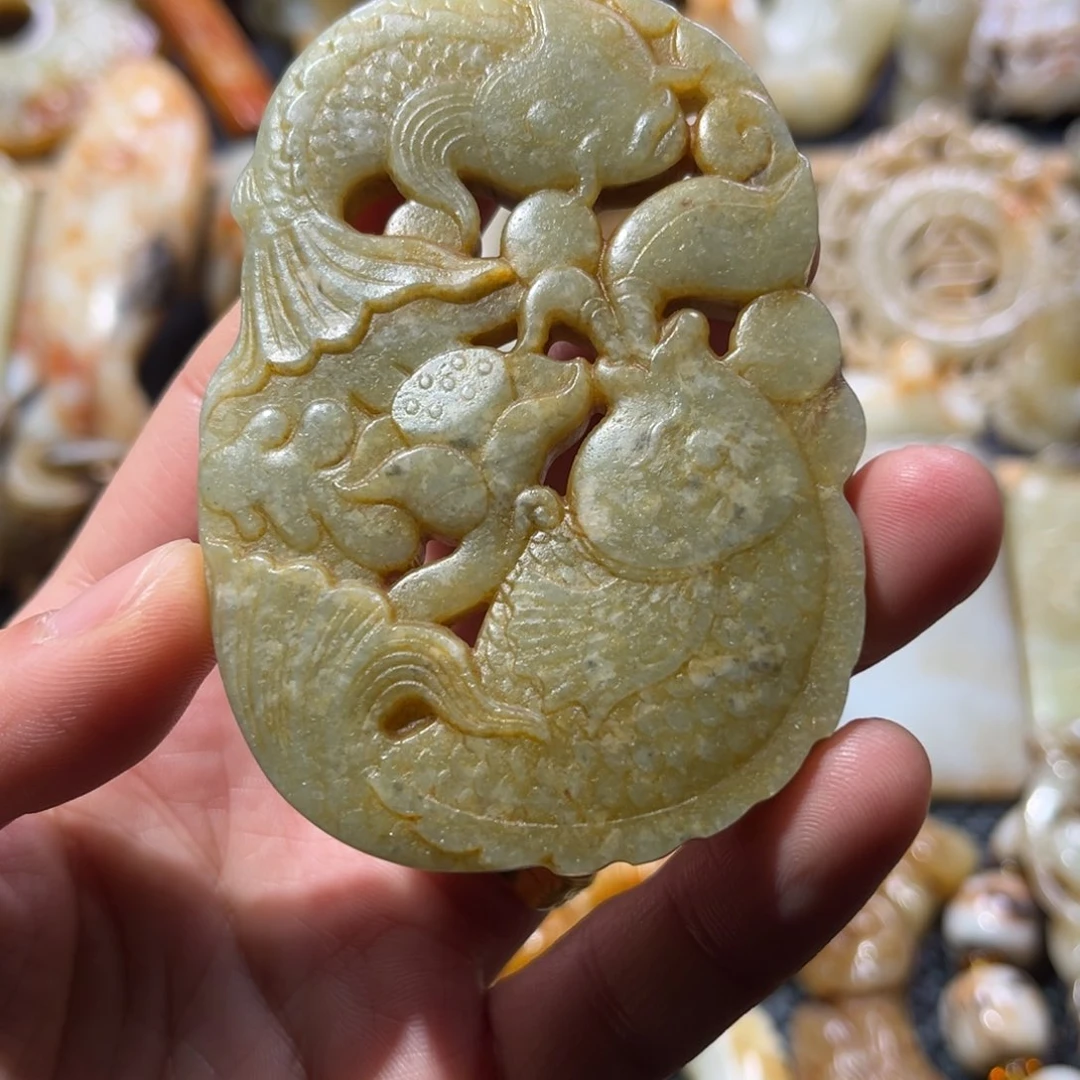 和田玉挂件未镶嵌