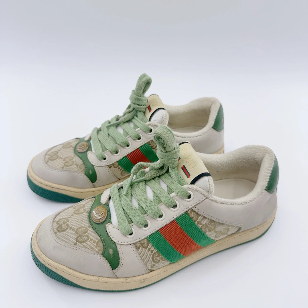 95新 GUCCI/古驰 35码/脏脏鞋/01855