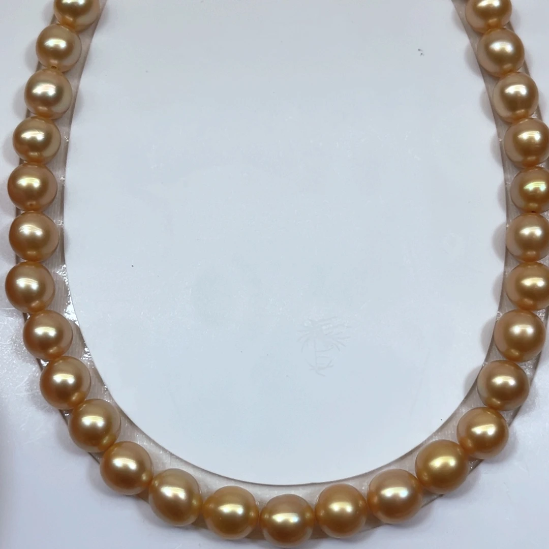 14K金镶嵌海水珍珠颈饰