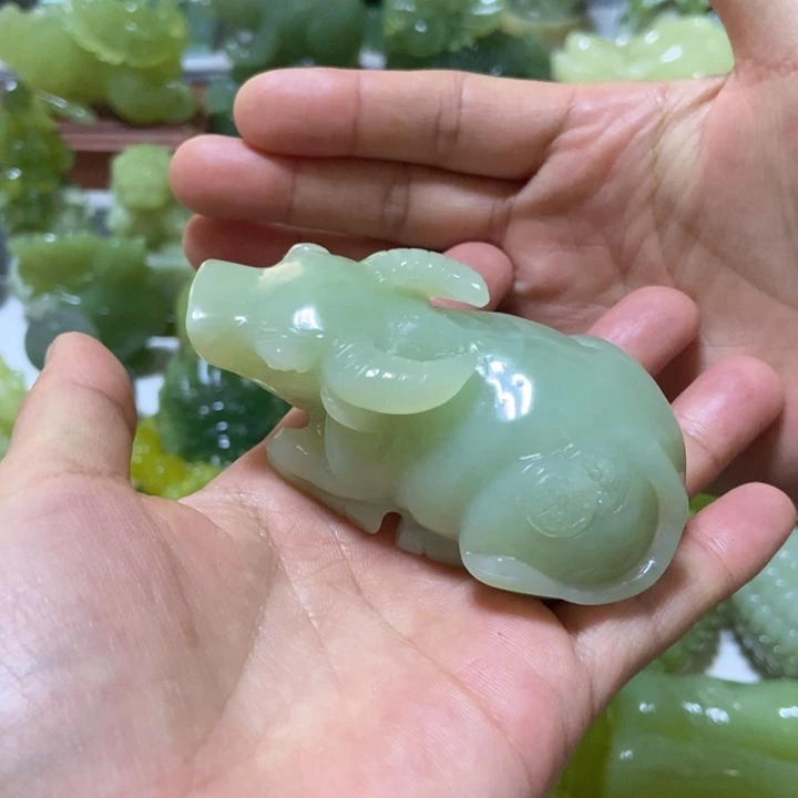 【闪购商品】未镶嵌蛇纹石玉把件n****b