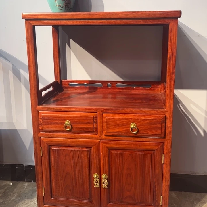 储物柜黑酸枝木类茶水柜