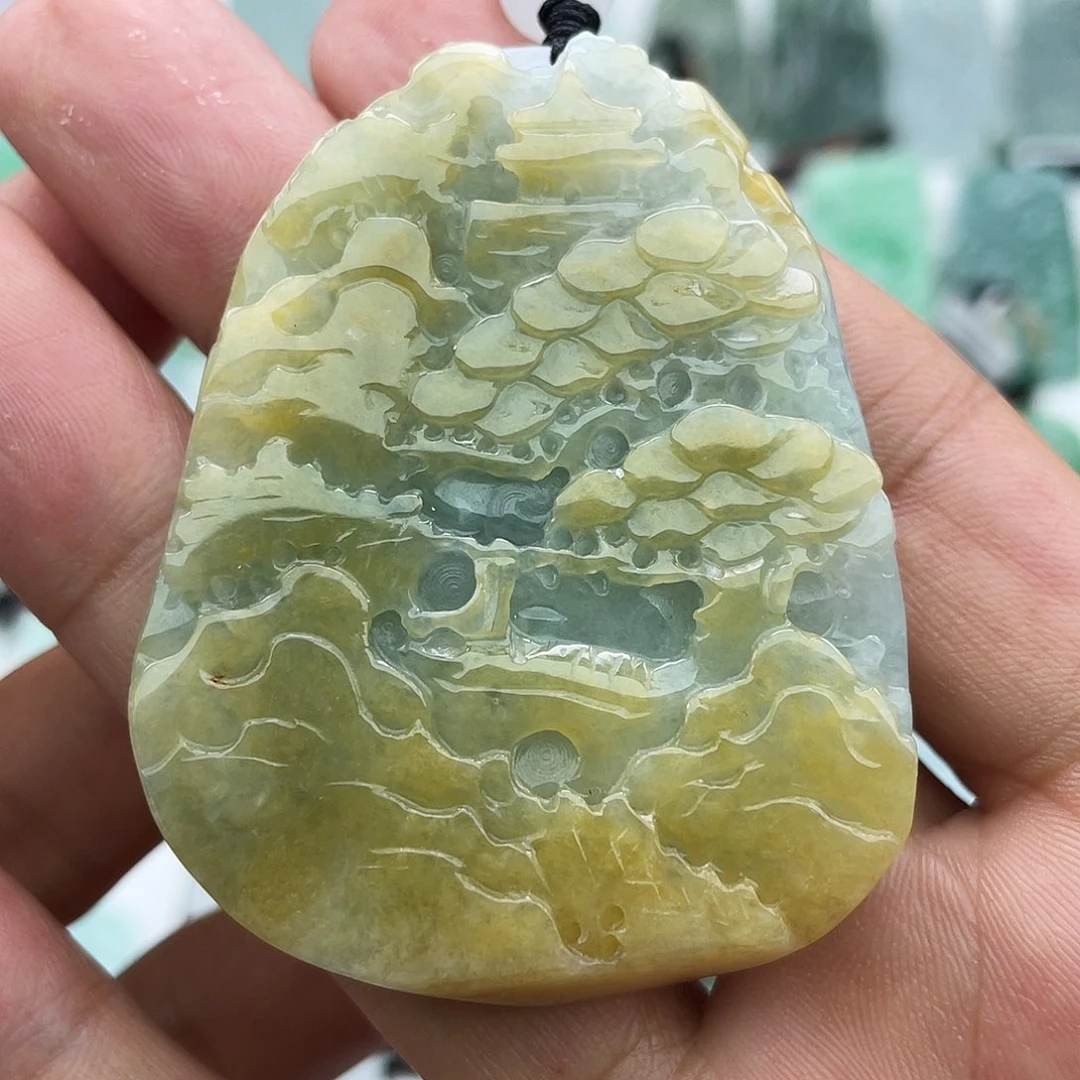颈饰未镶嵌翡翠翡翠