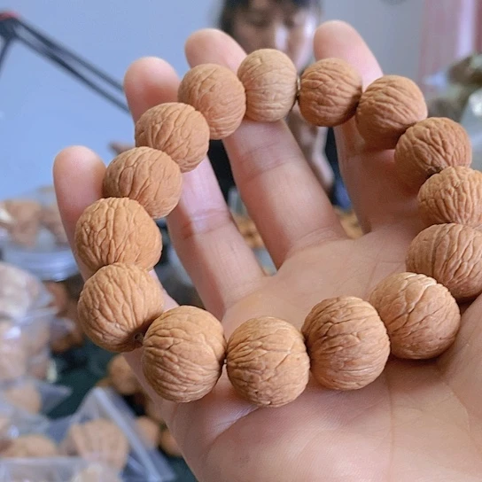 【闪购商品】把件文玩核桃凤羽手串