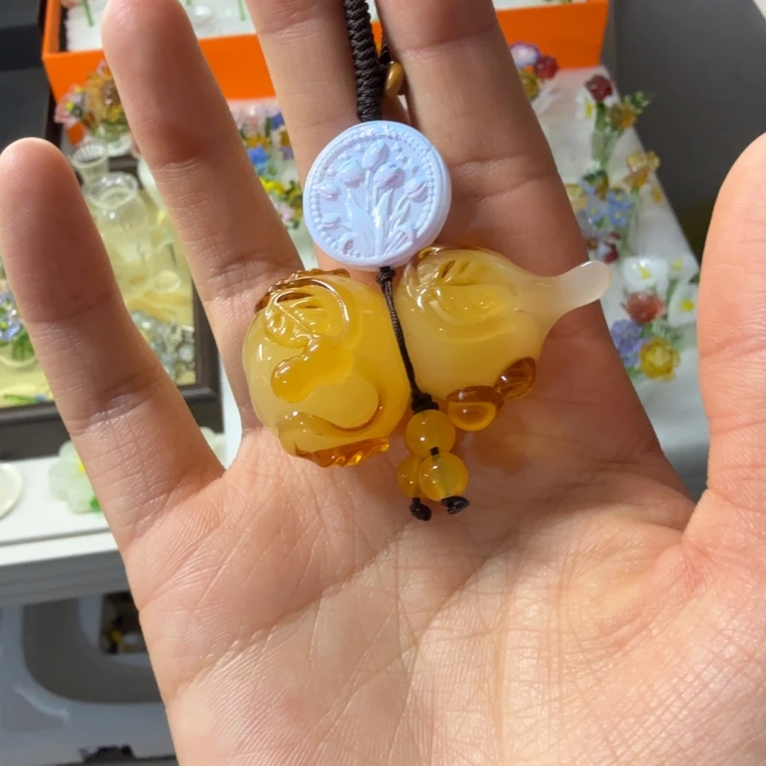 墨***墨琉璃手工艺品小葫芦